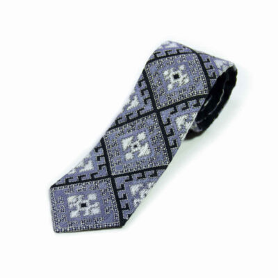 Cravate pour homme – Broderie traditionnelle persane Nuage