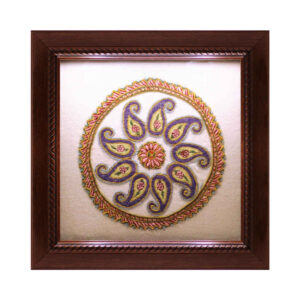 Persian Embroidered Tapestry Wall Hanging – Floral Ghalandar Textile Art