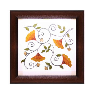 Persian Embroidered Tapestry Wall Hanging – Floral Golestan Textile Art