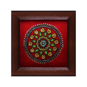 Persian Embroidered Tapestry Wall Hanging – Floral Janat Textile Art