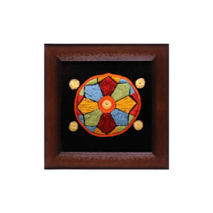 Persian Embroidered Tapestry Wall Hanging – Floral Maryam Textile Art