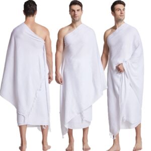 Ensemble de serviettes Ihram pour le Hajj Top et Bottom Umrah