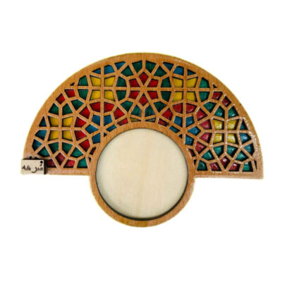 Sous-verres Géométriques en Bois avec le Design Design (x2)