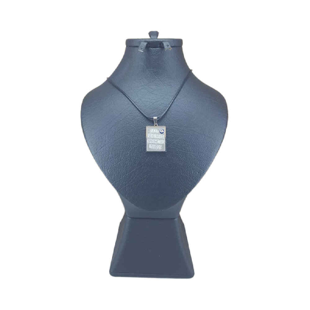 Collier islamique en acier avec pendentif Wan Yakad