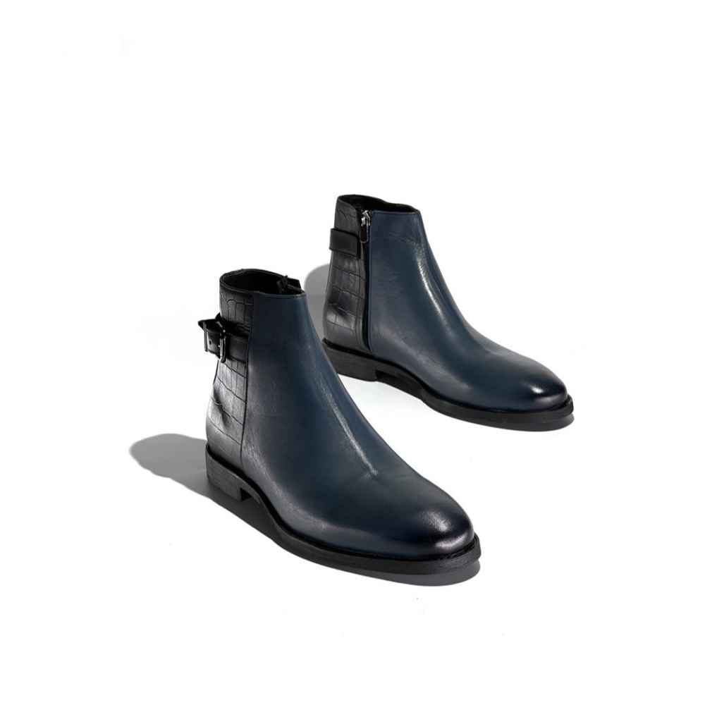 Bottines en cuir pour hommes – Modèle 284