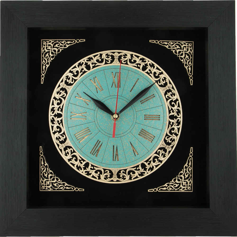 Horloge Murale en Bois Incrusté Persan Modèle Toranj