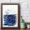 Peinture d'art calligraphique persan originale à l'encre sur papier par Roya Soleimani – Roya