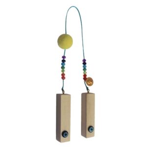 Suspension Rétroviseur Voiture Œil Porte-Bonheur – Modèle Coloré