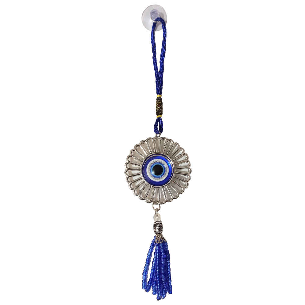 Suspension Rétroviseur Voiture Œil Porte-Bonheur - Modèle Fleur