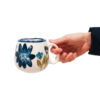 Tasse en céramique artistique - À la main, motif Golin