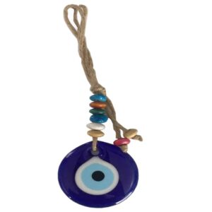 Amulette Murale en Céramique Cheshm Nazar Modèle Œil Turc