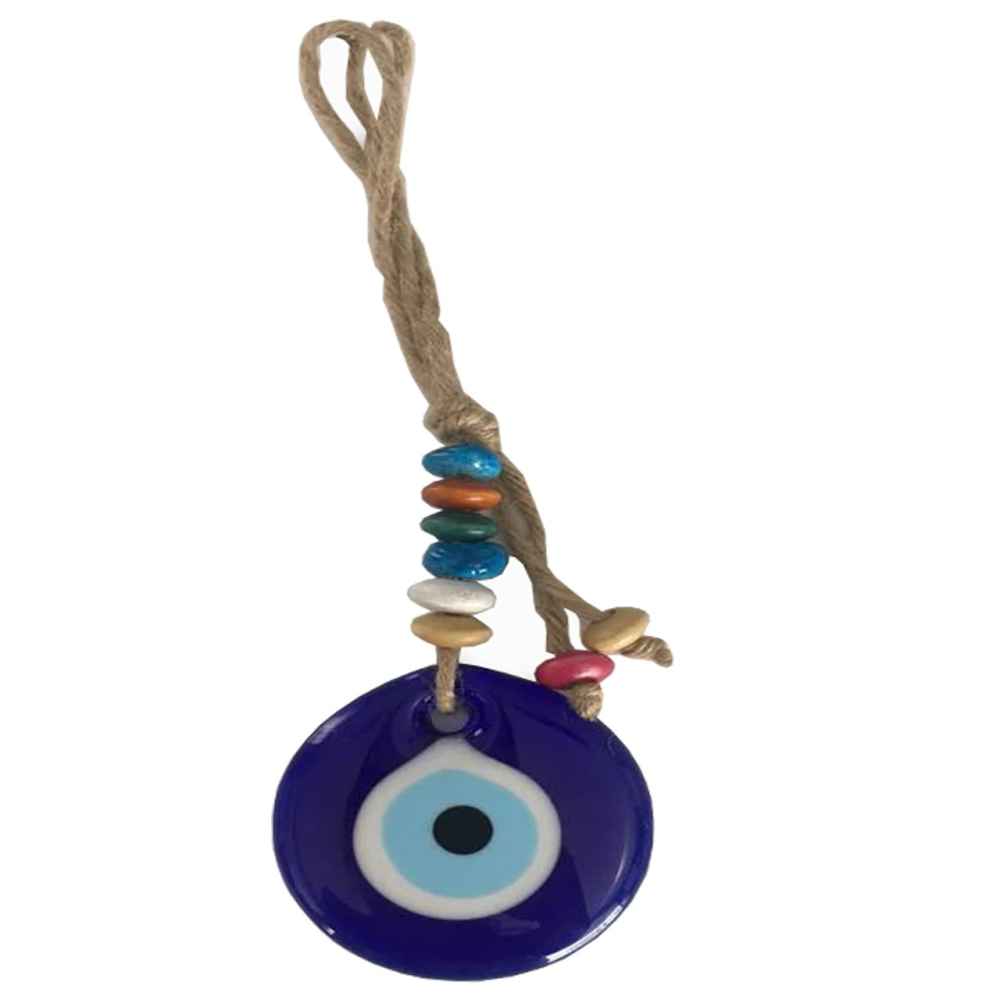 Amulette Murale en Céramique Cheshm Nazar Modèle Œil Turc