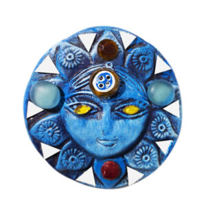 Amulette Murale Décorative Persane en Céramique Modèle Khorshid