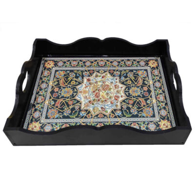 Plateau Farsh avec motif persan – Élégant et fonctionnel