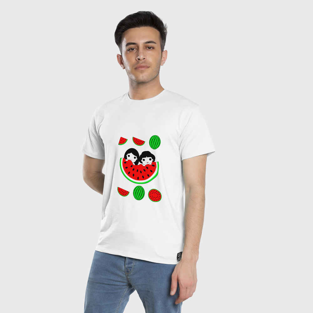 T-shirt persan Yalda Modèle Pastèque