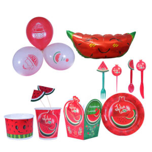 Ensemble de vaisselle à thème Yalda persan 3926716