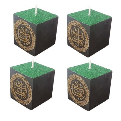 Bougies votives islamiques parfumées – Wa In Yakad (4x)