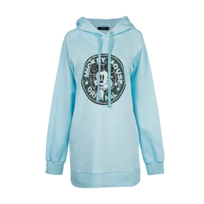 Sweat à capuche en coton pour femme Modèle 50783