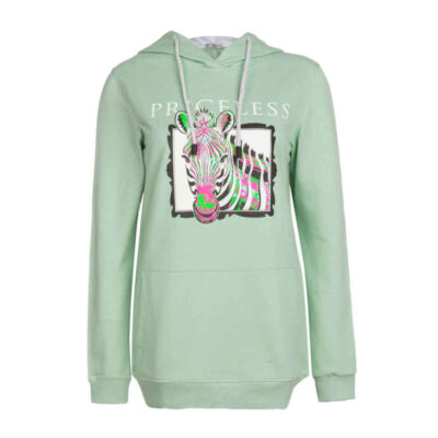 Sweat à capuche en coton pour femme Modèle 54230