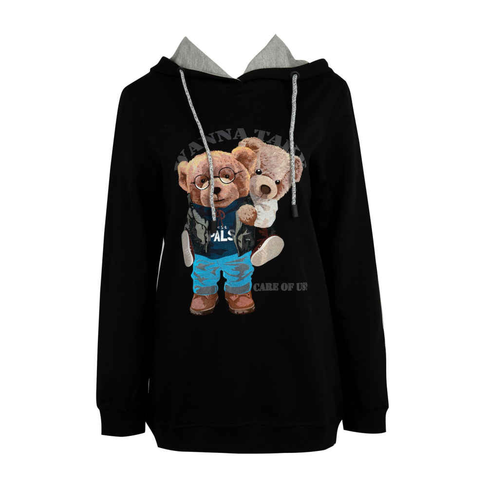 Sweat à capuche en coton pour femme Modèle 79363