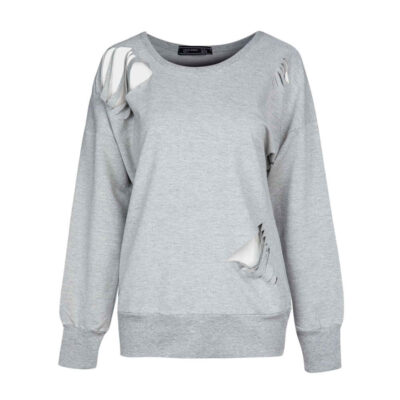 Sweat en coton pour femme Modèle 54355