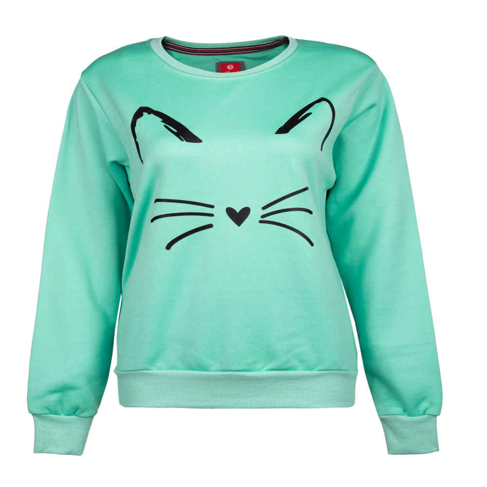 Sweat en coton pour femme Modèle 57627