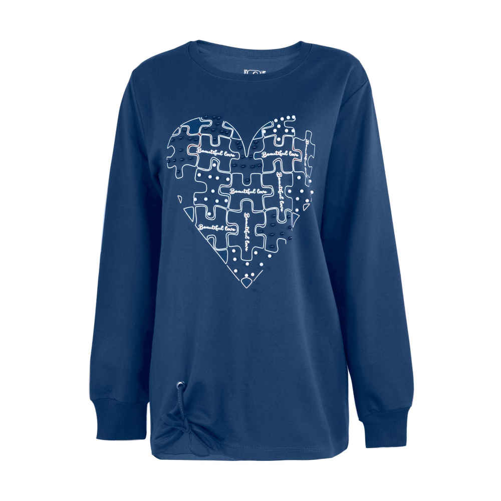 Sweat en coton pour femme Modèle 83931