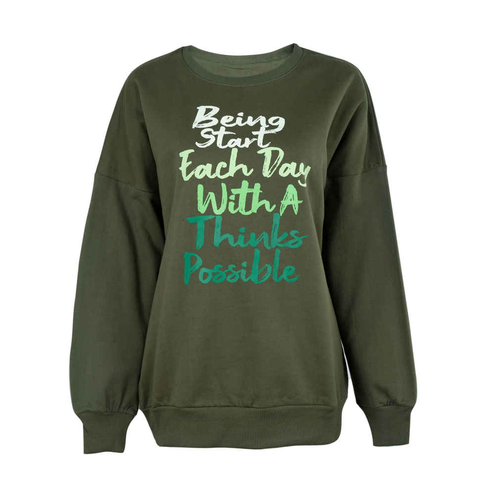 Sweat en coton pour femme Modèle 83943