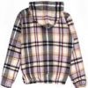 Sweat à capuche en coton à carreaux pour femme Modèle 58790