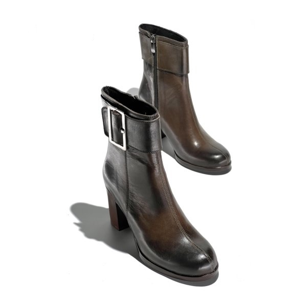 Bottes en cuir pour femmes Cheville – Modèle 111