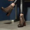 Bottes en cuir pour femmes Cheville – Modèle 112