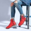 Bottes en cuir pour femmes Cheville – Modèle A179