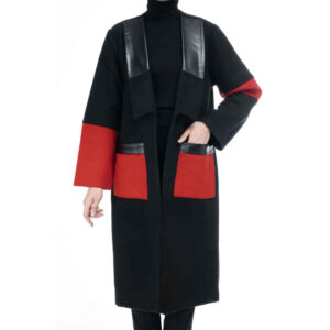 Manteau Croisé en Coton pour Femmes – 36901