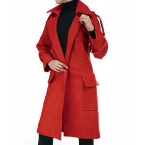 Manteau Croisé en Coton pour Femmes à la Mode – 36903