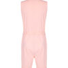 Rompers en salopette pour femmes roses à jambes courtes et ceinture latérale Elaheh