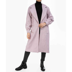 Manteau Croisé en Laine pour Femmes – 37331