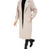 Manteau Croisé en Laine pour Femmes – 37331