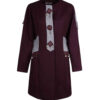 Manteau Croisé en Laine pour Femmes – 54634