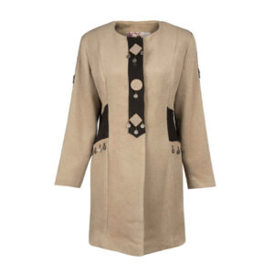 Manteau Croisé en Laine pour Femmes – 54634