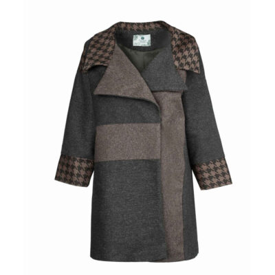 Manteau Croisé en Laine à la Mode pour Femmes – 54726