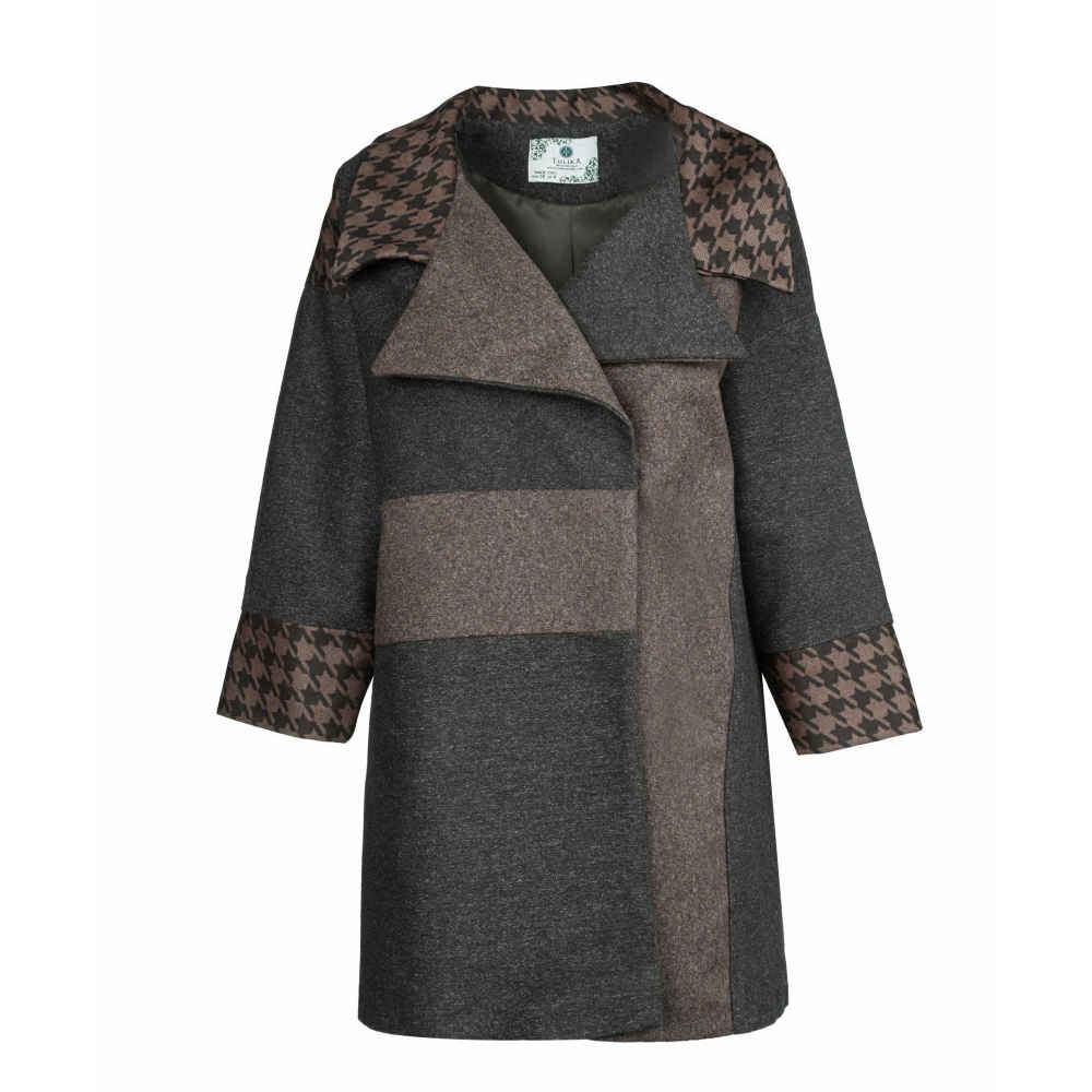 Manteau Croisé en Laine à la Mode pour Femmes – 54726