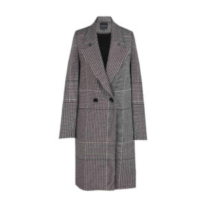 Manteau en coton à double boutonnage pour femmes