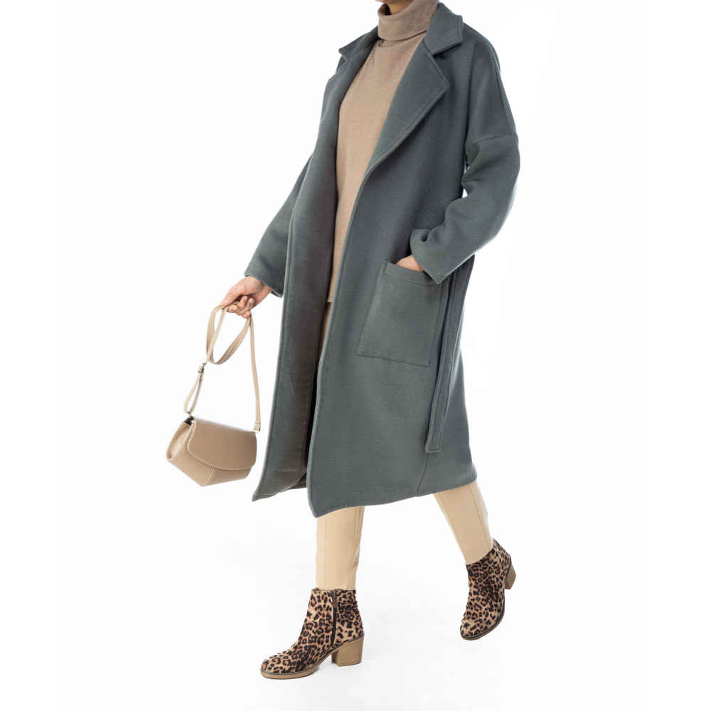 Manteau en coton à double boutonnage pour femmes – Design élégant