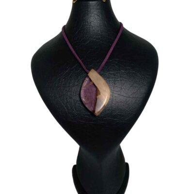 Collier Bois & Résine Artisanal Style Audacieux Koohestan