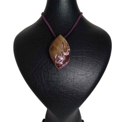 Collier Bois & Résine Artisanal Style Audacieux Montagne