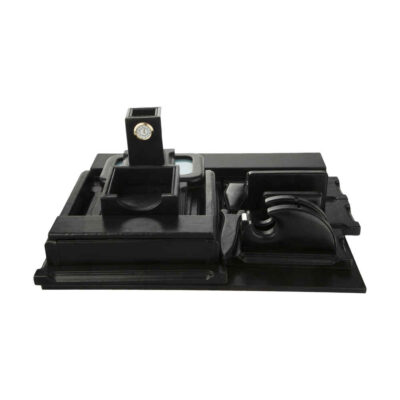 Accessoires organiseur de bureau en cuir noir – 10 pièces