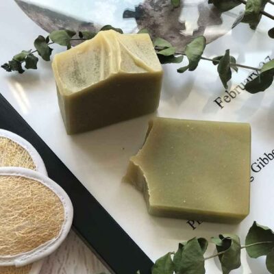 Savon naturel pour peau normale à la poudre de spiruline
