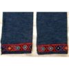 Châle Baloutche Brodé pour Femme Bleu Marine