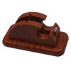 Ensemble de bureau en cuir marron – Collection de 10 pièces
