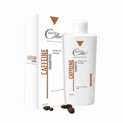 Shampooing à la caféine Cerita Anti-chute – Renforce les cheveux, réduit la chute des cheveux (Pack de 2)